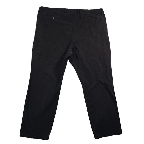 Old Navy Slim Built in Flex Pants Men's Size 46x30 Athletic Taper Black - Picture 2 of 9